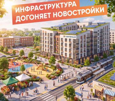 Инфраструктура догоняет новостройки:  к 2027 году построят более 300 школ, садов и поликлиник