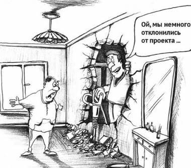 Ответственность за незаконную перепланировку